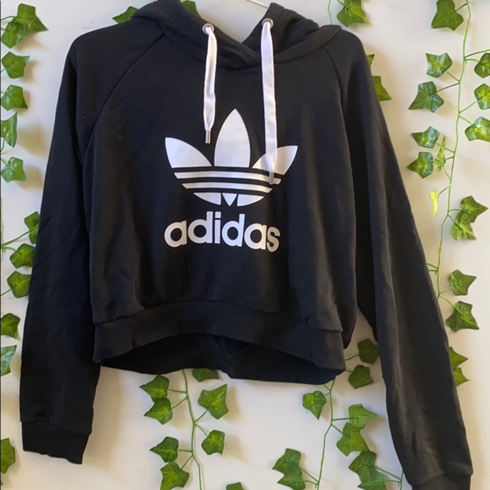 Cropped Adidas Hoodie